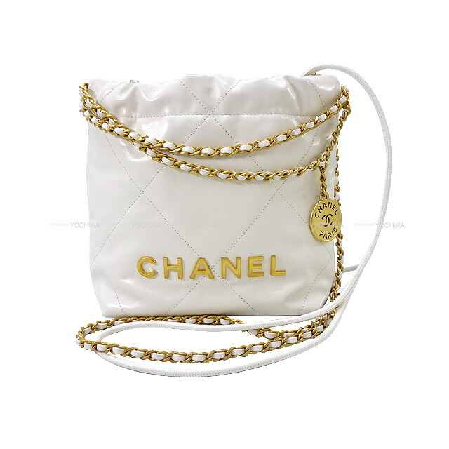 楽天市場】CHANEL シャネル シャネル 22 ミニ マトラッセ メダル