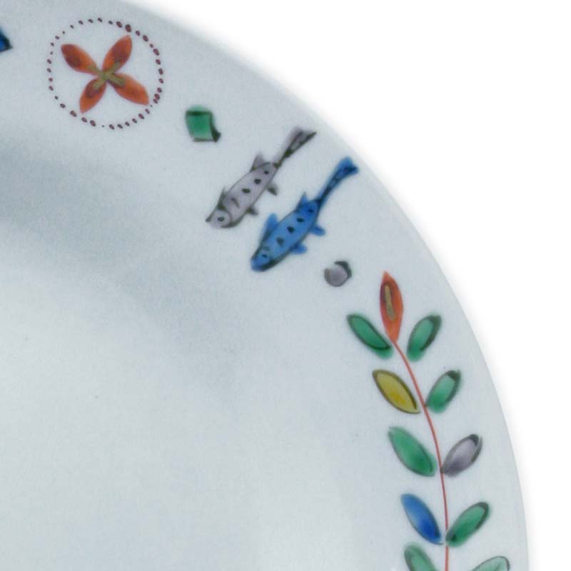 楽天市場】色絵カンタ文深皿・正木春蔵《中皿・21.2cm》 : 和食器の