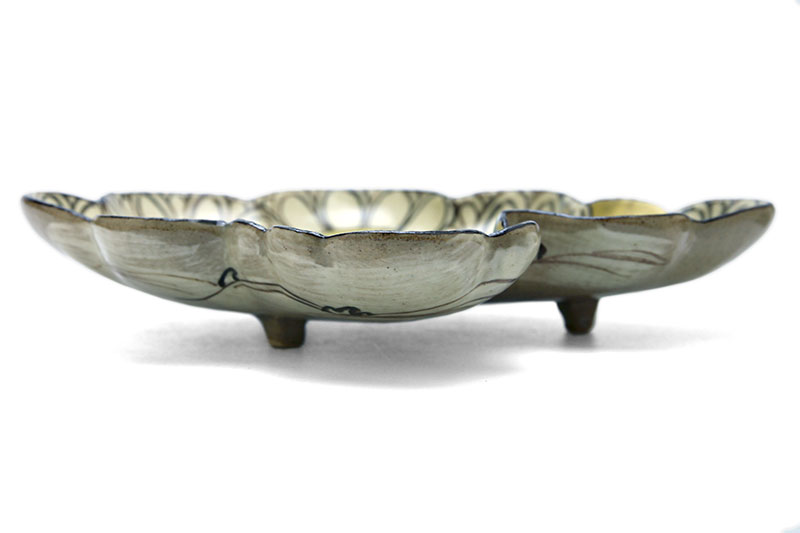 楽天市場】京焼・乾山写菊型向付・伏原博之《中皿・19.0cm》 : 和食器