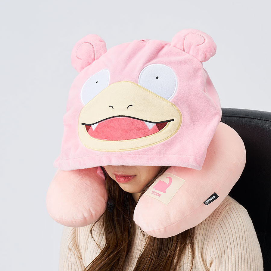 楽天市場】ポケモン フード付ネックピロー ヤドン