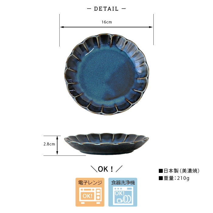 楽天市場】皿 RINKA プレート 3色セット | 陶磁器 美濃焼 径16cm