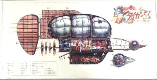 楽天市場】ジブリ美術館限定 ポスター タイガーモス 天空の城ラピュタ