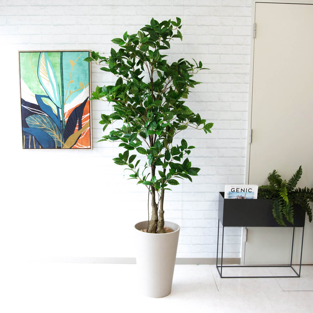 楽天市場】フェイクグリーン 観葉植物 人工観葉植物 オスマンサス