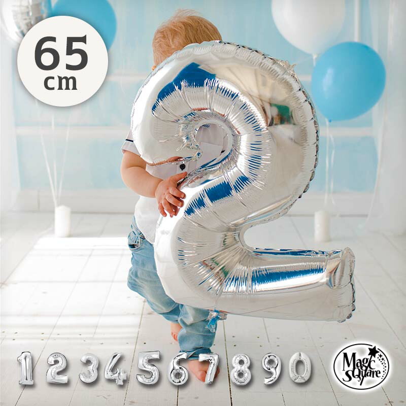 楽天市場】【バラ売り】メール便可 シルバー 65cm バルーン 風船