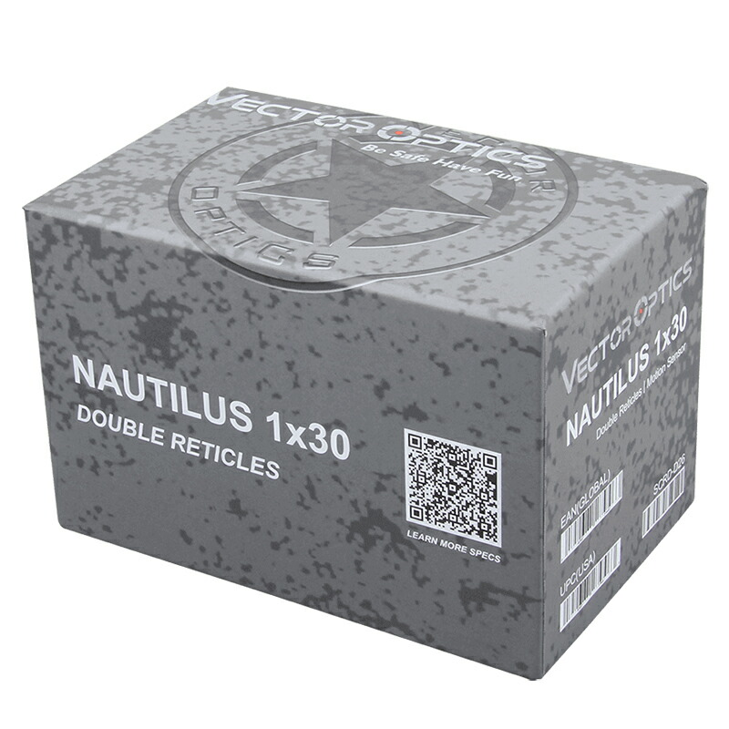 楽天市場】5年保証 Vector Optics SCRD-D26 Nautilus 1x30 Double