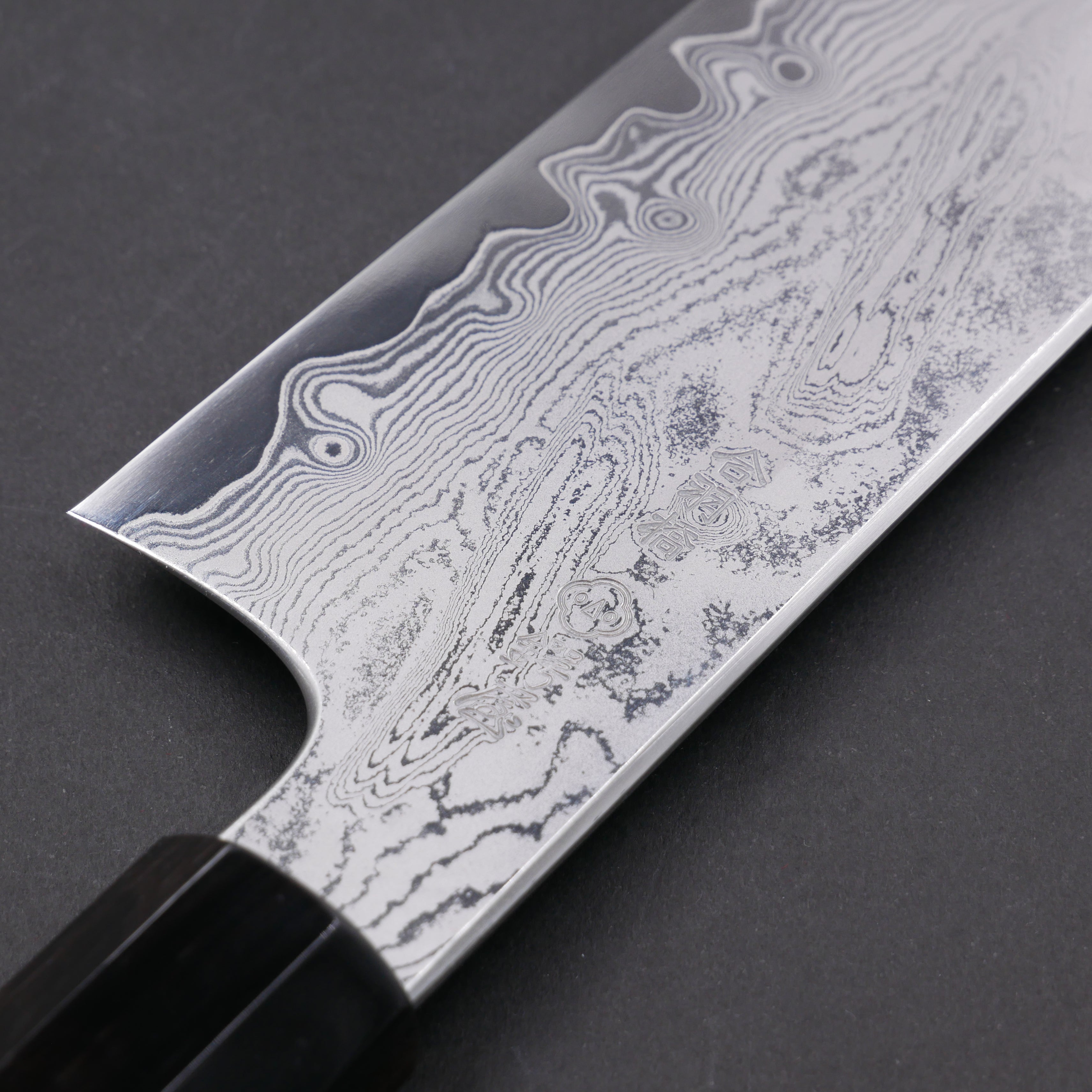 VG10 玉目 ダマスカス 牛刀 黒檀八角柄 – つば屋庖丁店