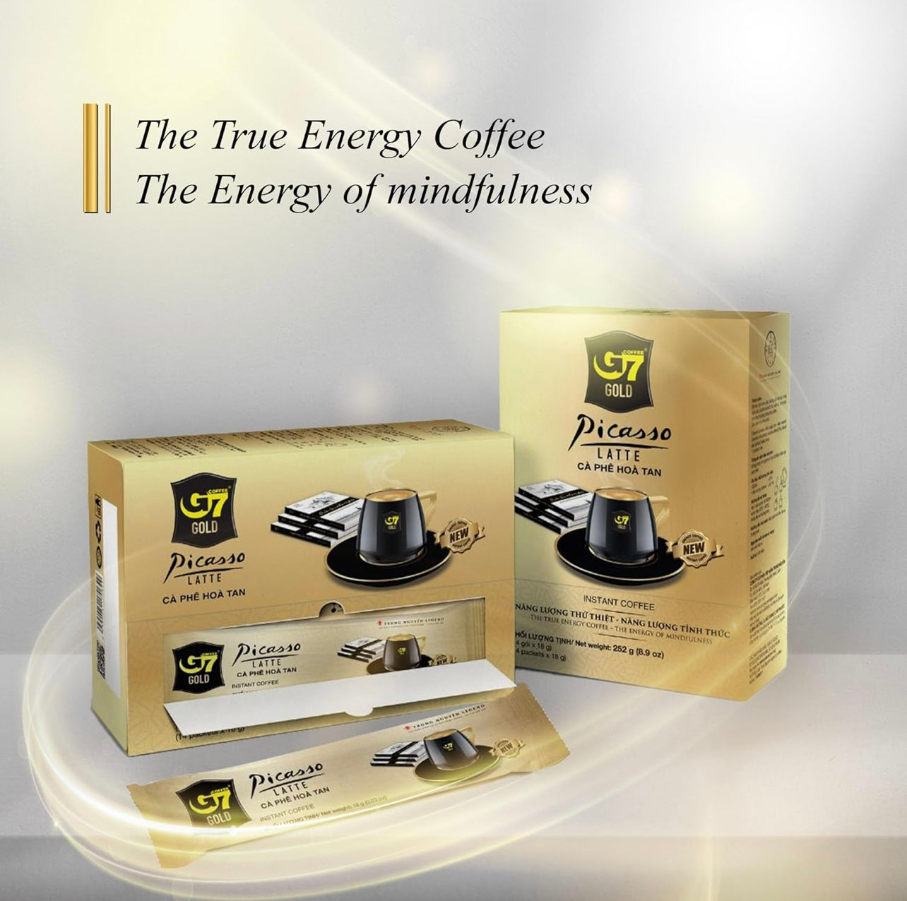 TRUNG NGUYEN G7 Gold Picasso Latte Instant Coffee Single Served