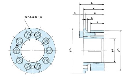 PL028X055AE 詳細情報 - パワーロックAEシリーズ - つばき産業用機械