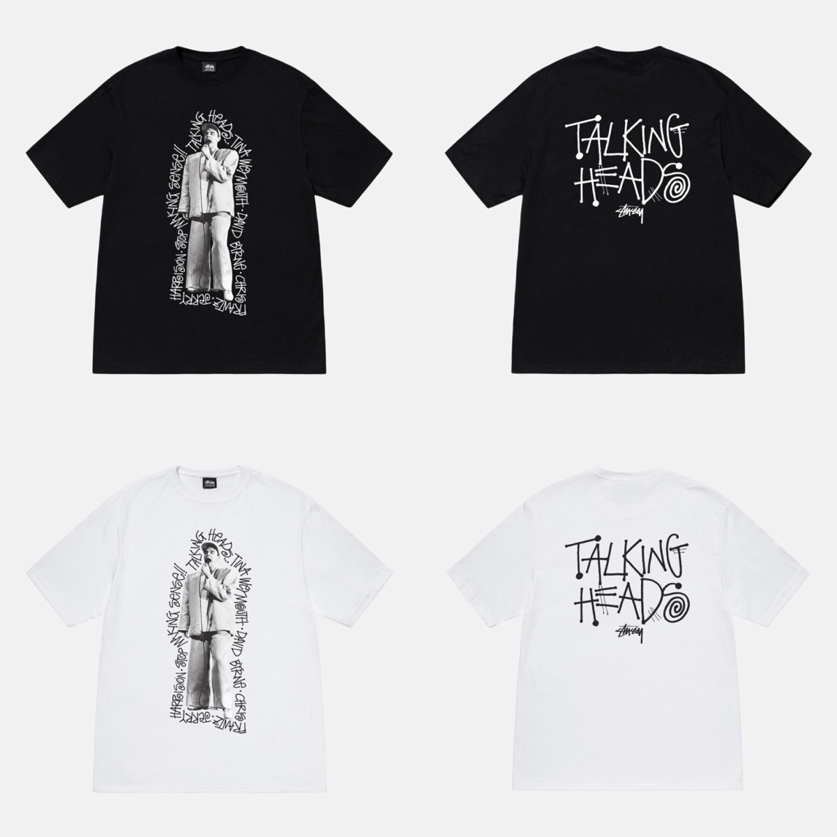 Stüssy × Talking Heads カプセルコレクションが国内9月8日に発売予定