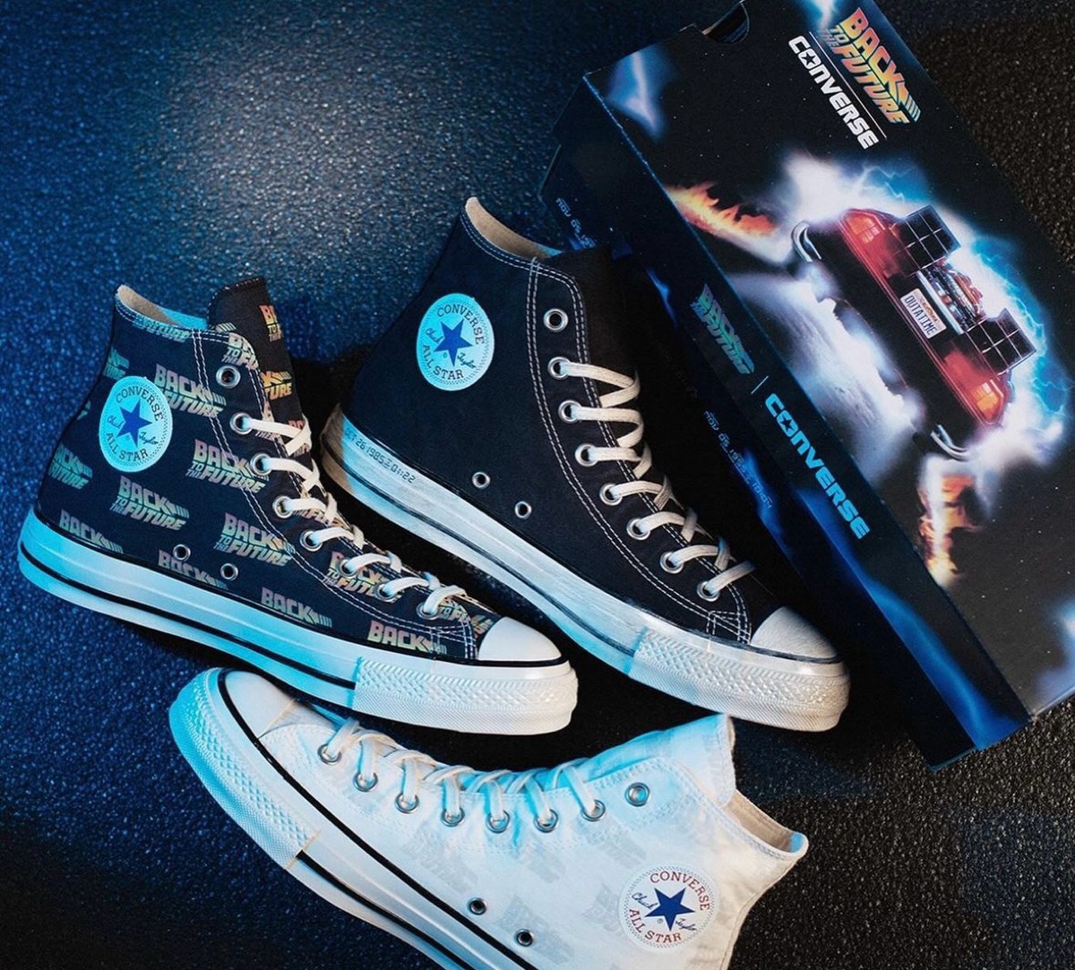 BACK TO THE FUTURE × Converse ALL STAR US MT & LG HI 全3モデルが