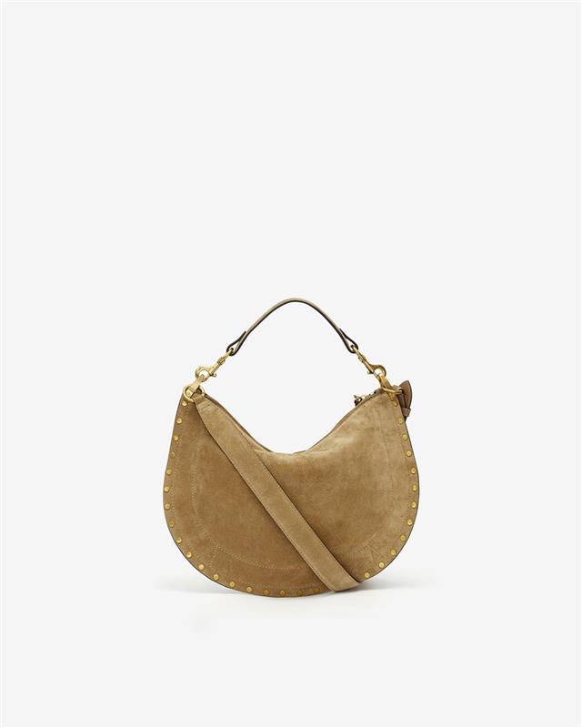 OSKAN SOFT ZIPPED BAG Woman taupe | ISABEL MARANT Official online