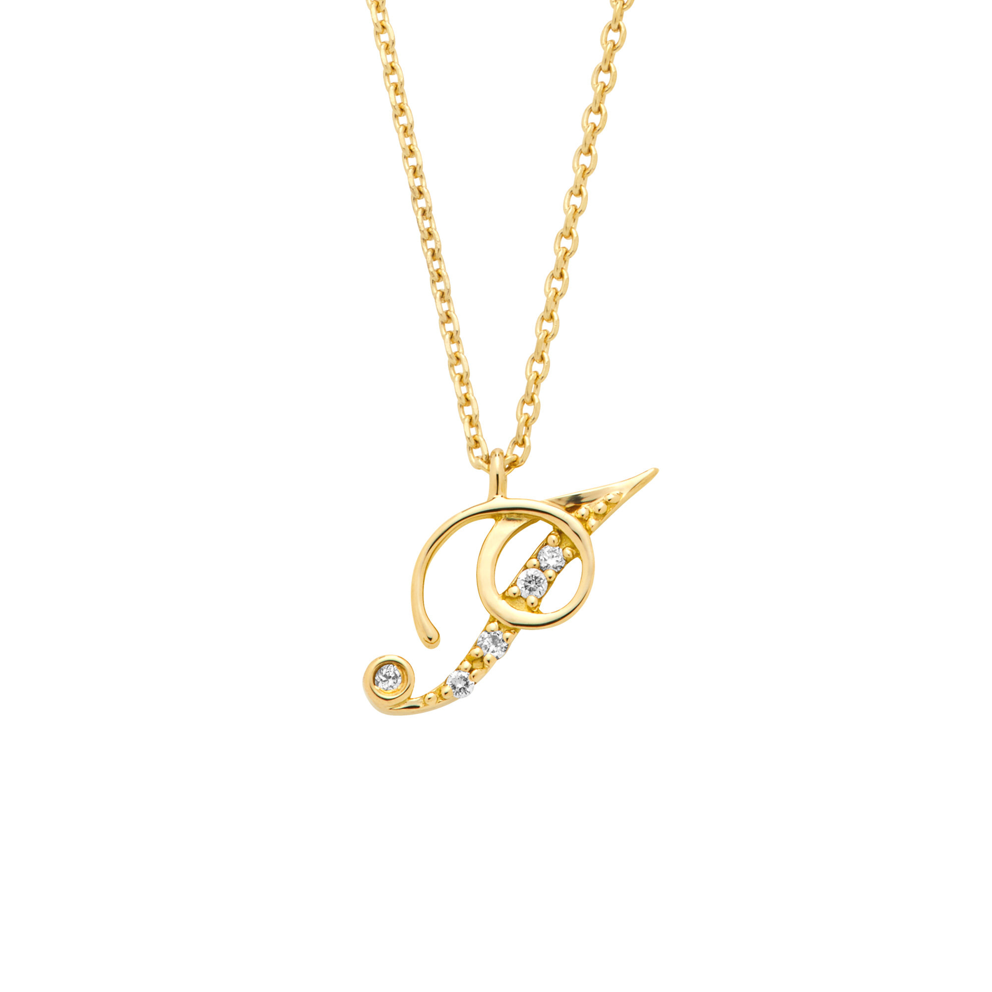 AGVN001740_I 【オーダー品】イニシャルネックレス I｜ネックレス