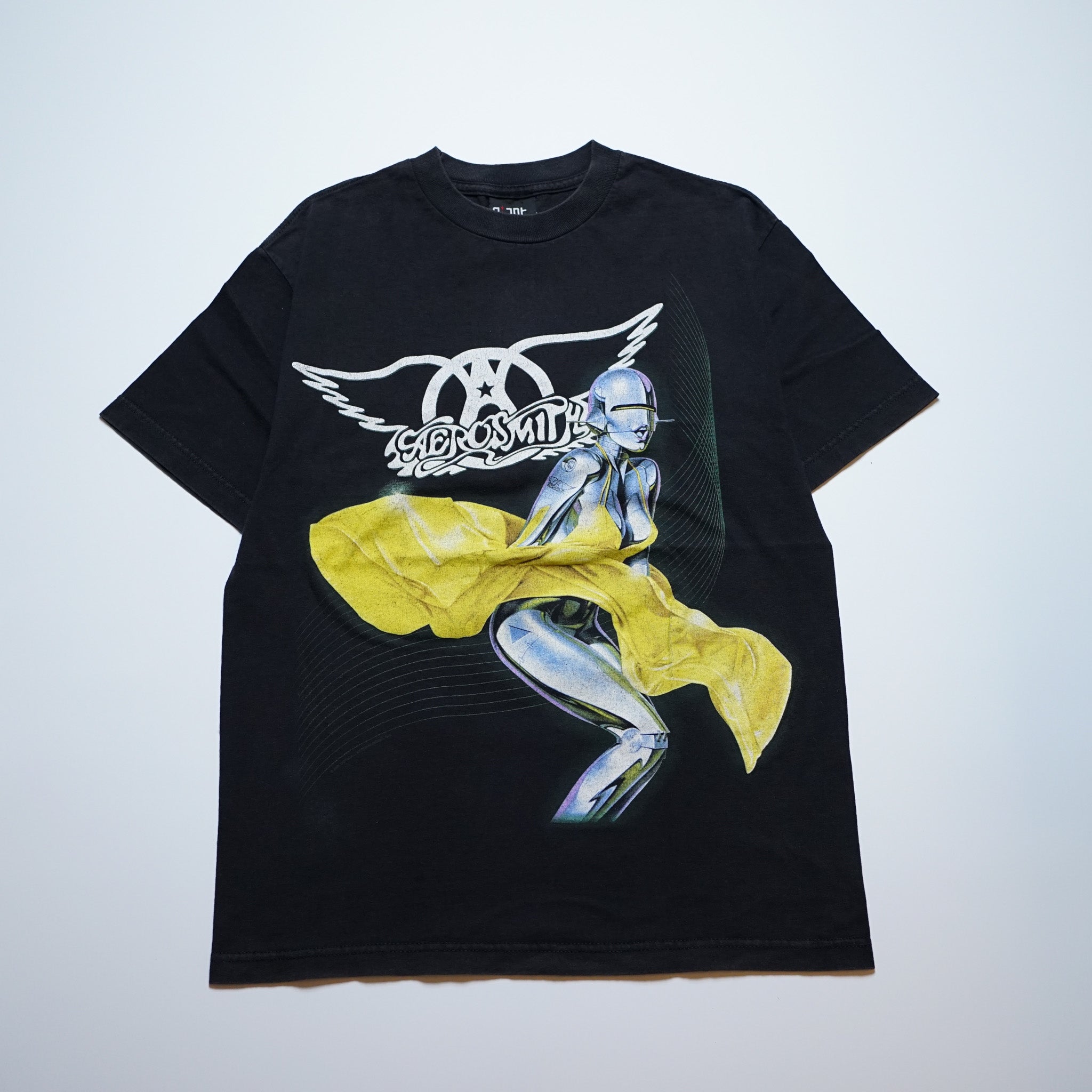 AEROSMITH SORAYAMA JUST PUSH PLAY WORLD TOUR 2001 FITS M-L (k_1119