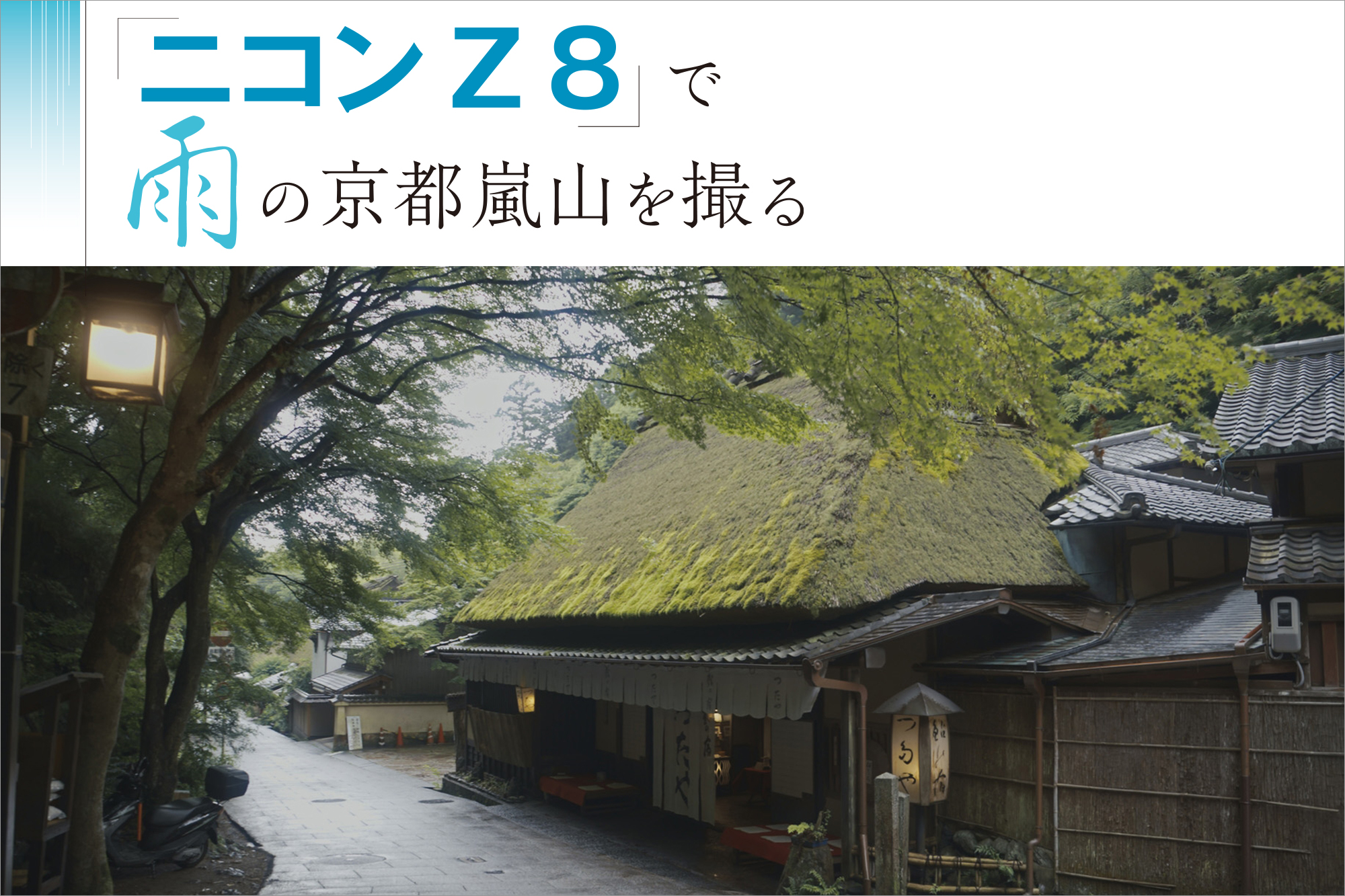 ニコン Z 8」の実力検証 雨の京都嵐山を撮る【映像クリエイター・正垣