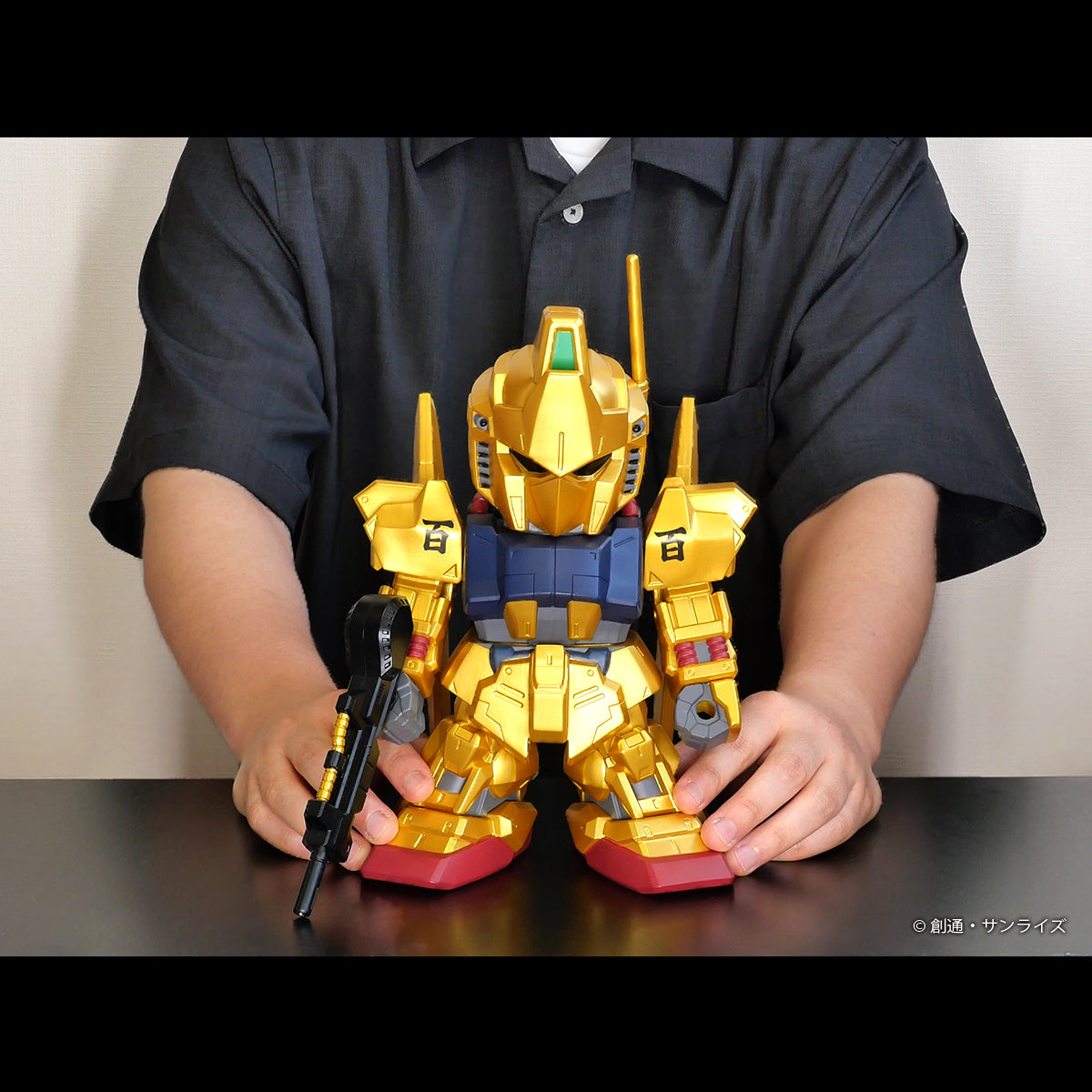 ジャンボソフビフィギュアSD MSN-00100 SD 百式 限定・ゴールド