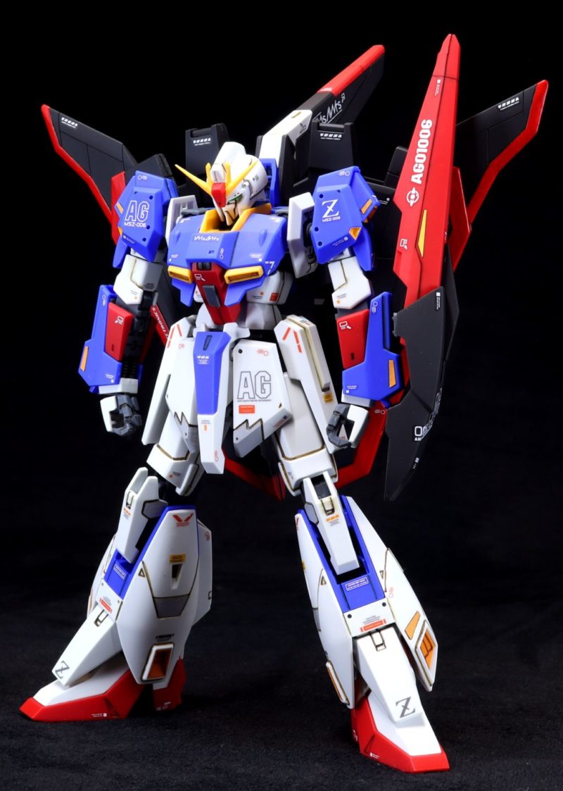 ガンプラ【HGUC Zガンダム】キットレビュー2 成形色仕上げ（つや消し