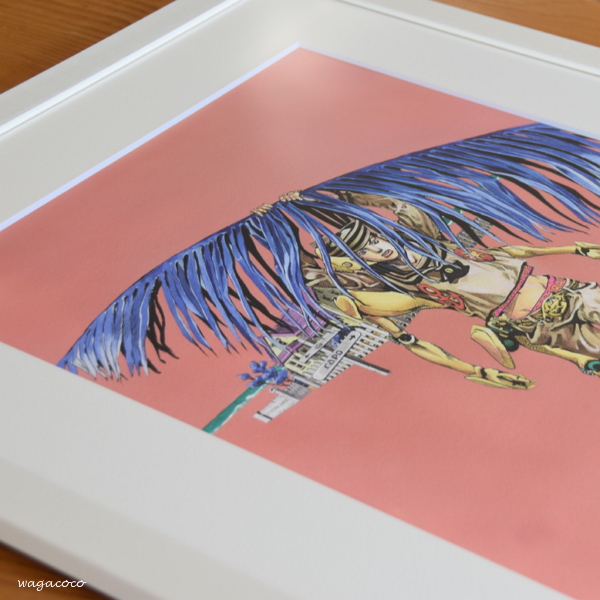 JOJO 複製原画とドローイングアート】デザインに合うフレームと額装