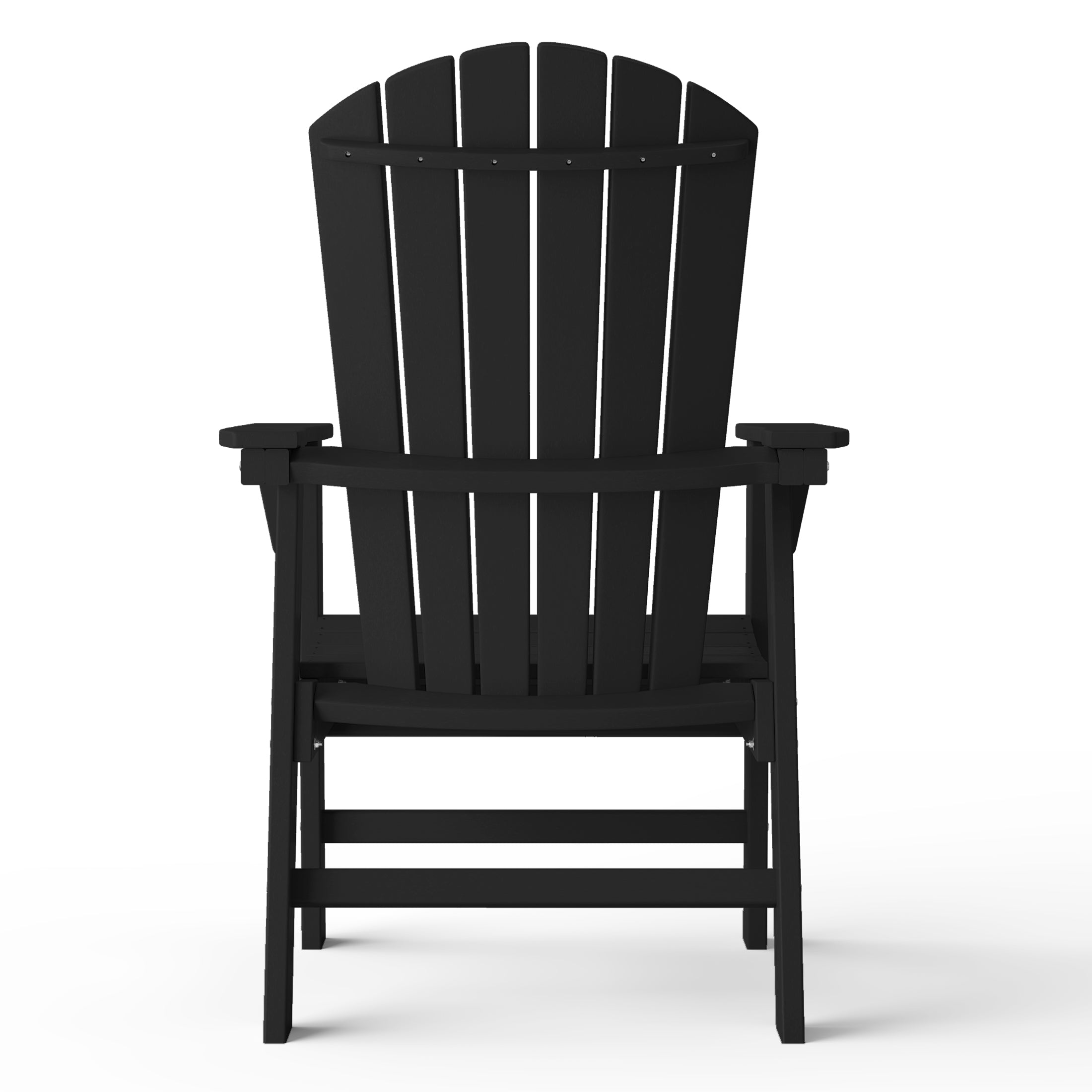 Dylan Outdoor Patio Shell-back Adirondack Dining Chair Weather