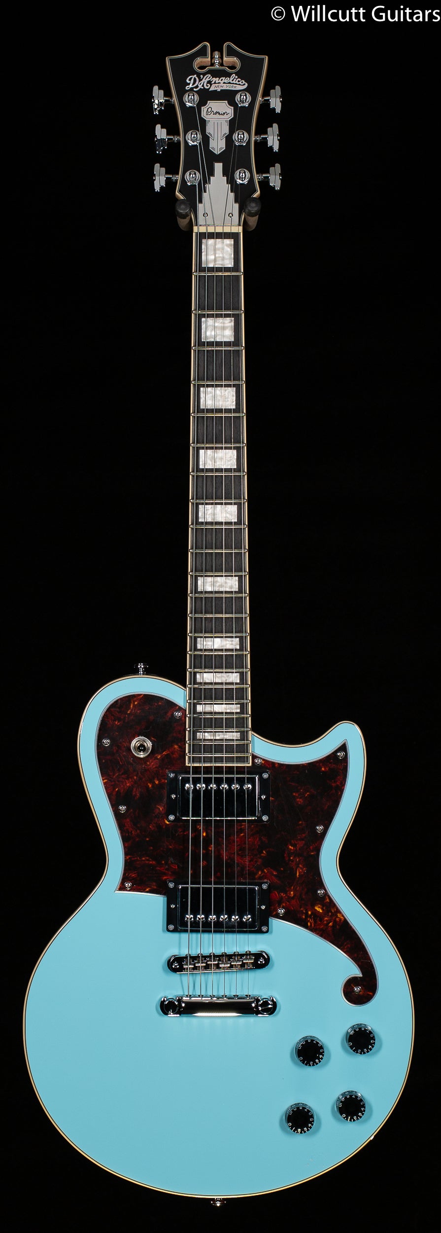 D'Angelico Premier Atlantic - Sky Blue (857) - Willcutt Guitars
