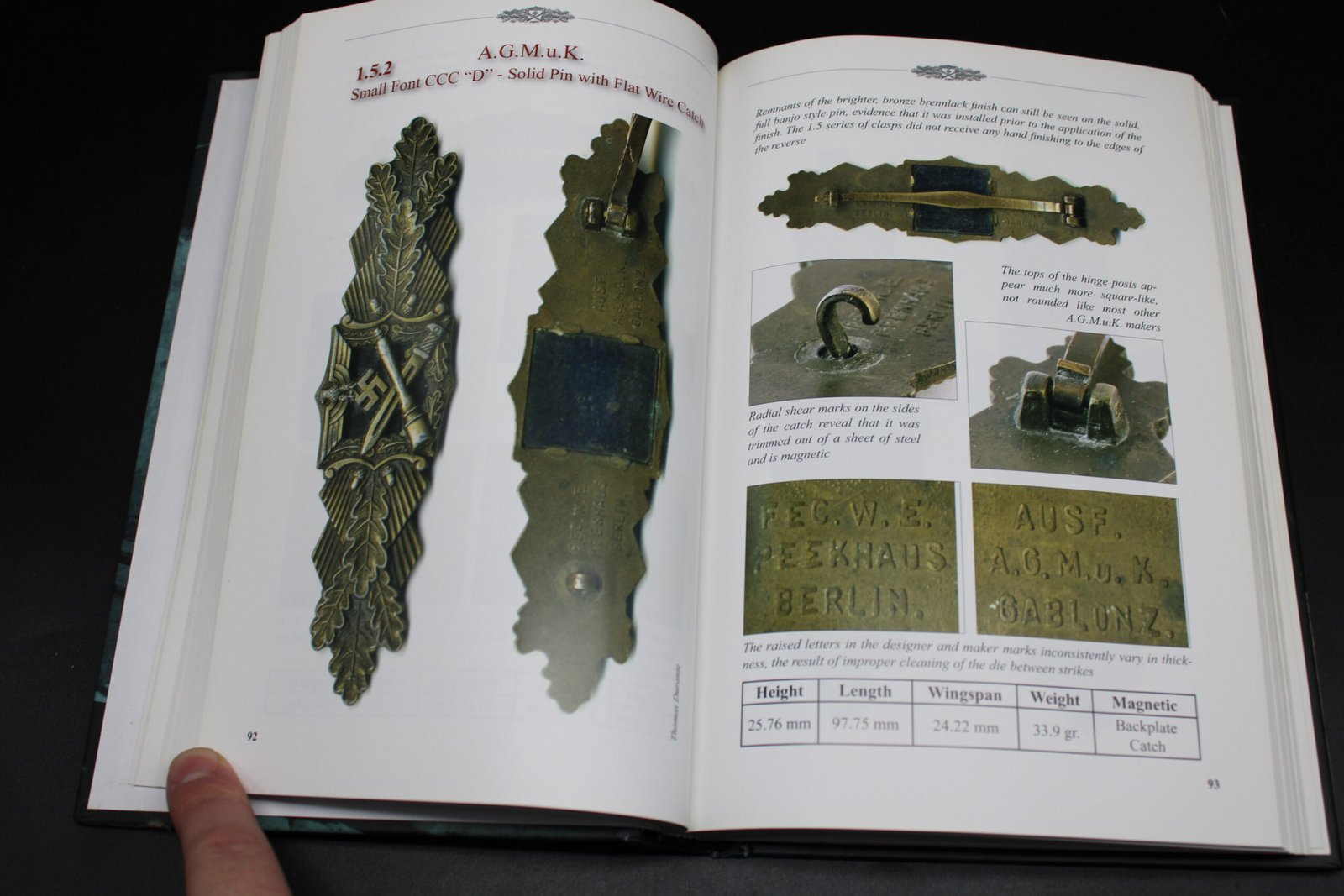 The German Close Combat Clasp of World War II – Thomas M. Durante