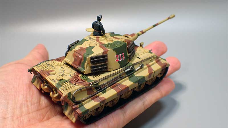 キングタイガー1/72（モデルキット999）製作しました | ウォルクラフト