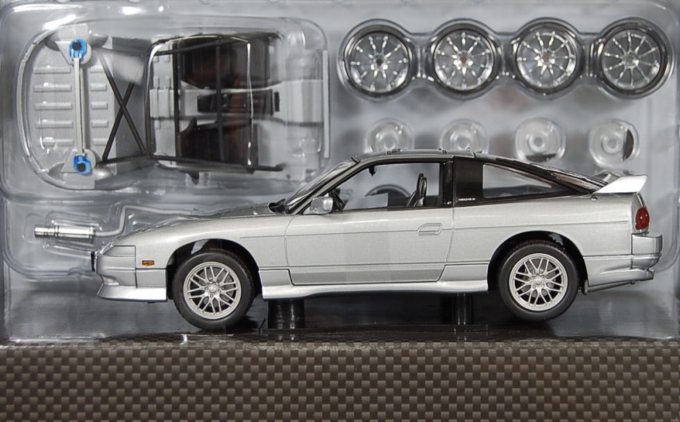 180SX (RPS13) 後期型 (スパークリングシルバー) (ミニカー) - ホビー