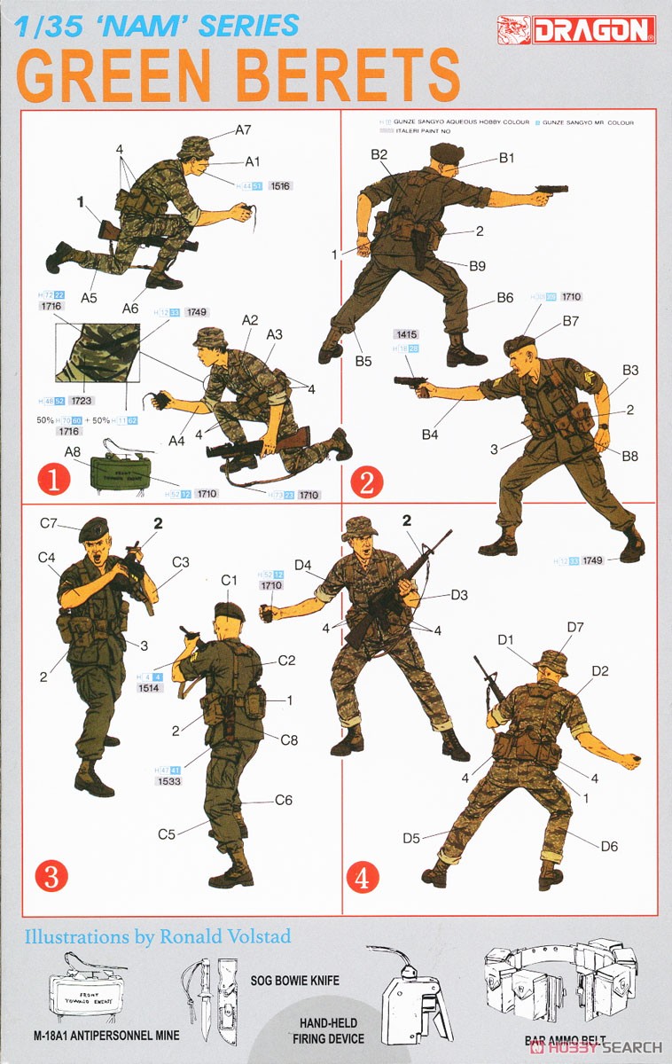 ベトナム戦争 グリーンベレー (プラモデル) - ホビーサーチ ミリタリー