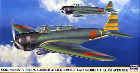 中島 B5N1/2 九七式一号/三号艦上攻撃機 “龍驤攻撃隊” (プラモデル