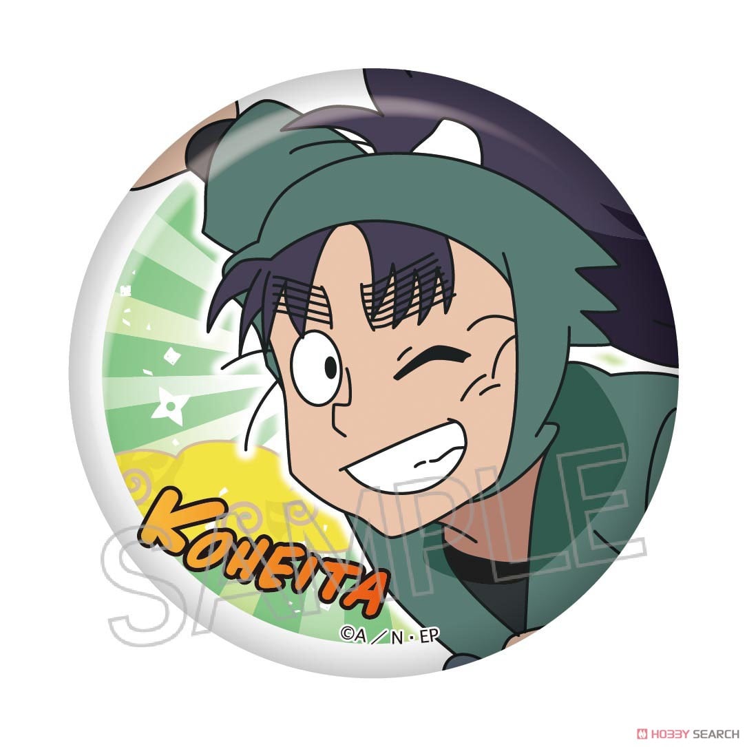 忍たま乱太郎 百面相缶バッジ 七松小平太 (キャラクターグッズ