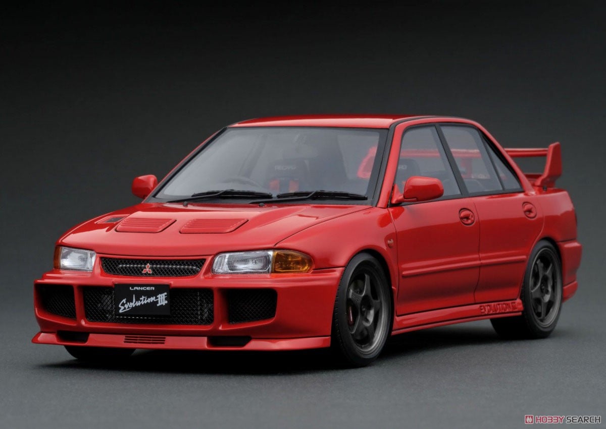 Mitsubishi Lancer Evolution III GSR (CE9A) Red (ミニカー) - ホビー