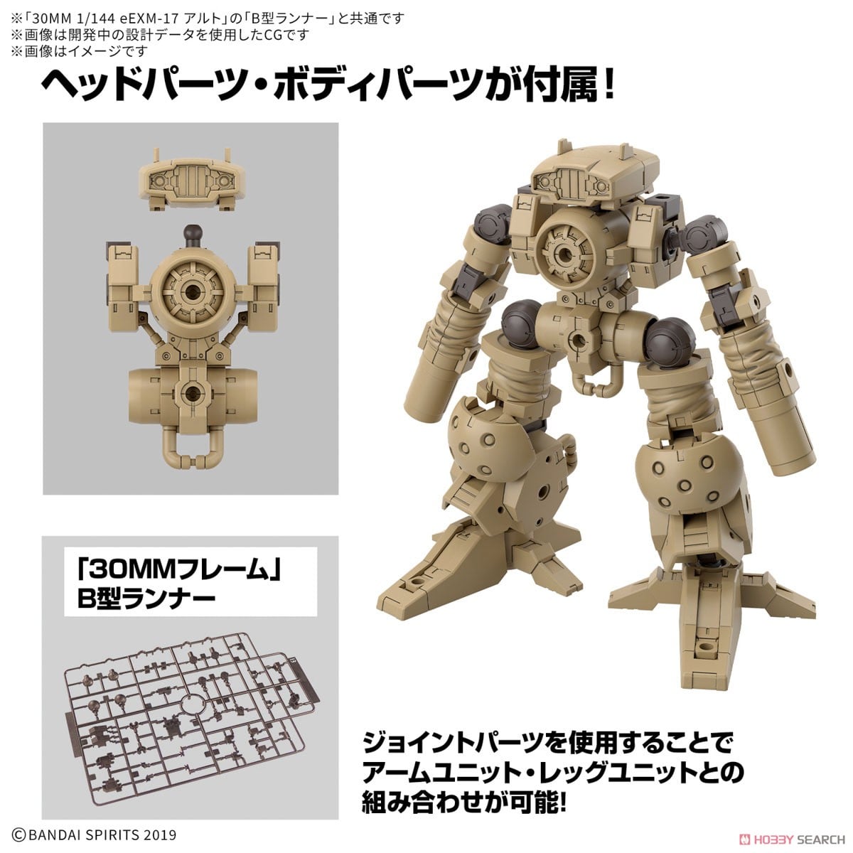 ☆特価品 30MM オプションパーツセット18(アームユニット/レッグ
