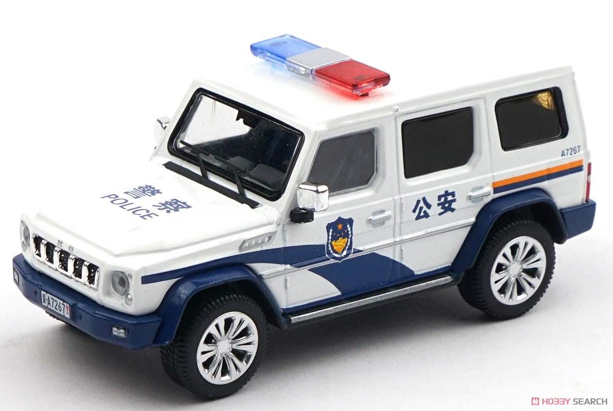 BAIC (北京汽車)BJ180 中国人民公安警察バイク・警護セット (ミニカー