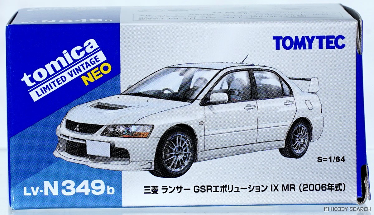 TLV-N349b 三菱 ランサー GSRエボリューション IX MR (パールホワイト