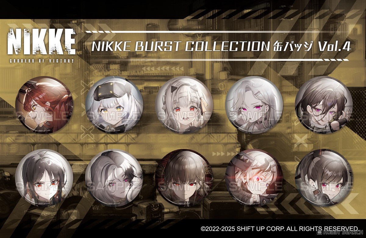 ☆特価品 勝利の女神：NIKKE BURST COLLECTION缶バッジ Vol.4 (10個
