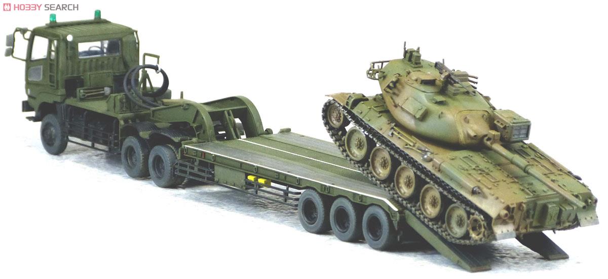 陸上自衛隊 73式特大型セミトレーラー `74式戦車付属` (プラモデル