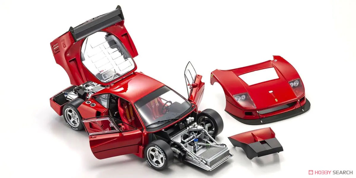 フェラーリ F40 コンペティツィオーネ (レッド) (ミニカー) - ホビー