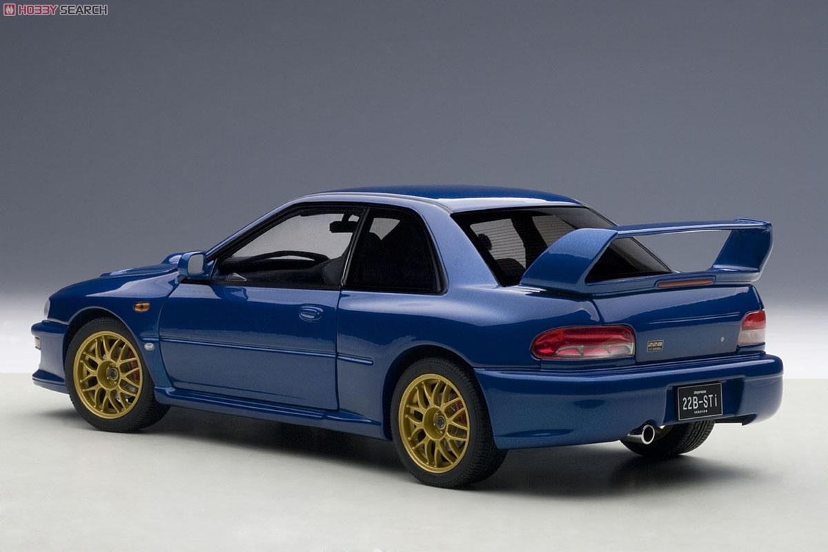 スバル インプレッサ 22B STi バージョン (ブルー) (ミニカー