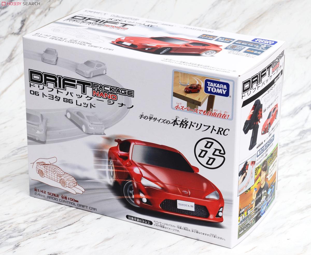 ドリフトパッケージナノ 06 トヨタ86 レッド (ラジコン) - ホビー