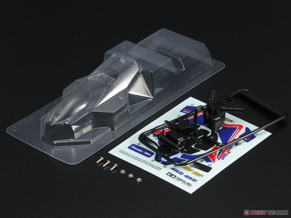 GP502 サンダーショット クリヤーボディセット(ポリカ) (ミニ四駆