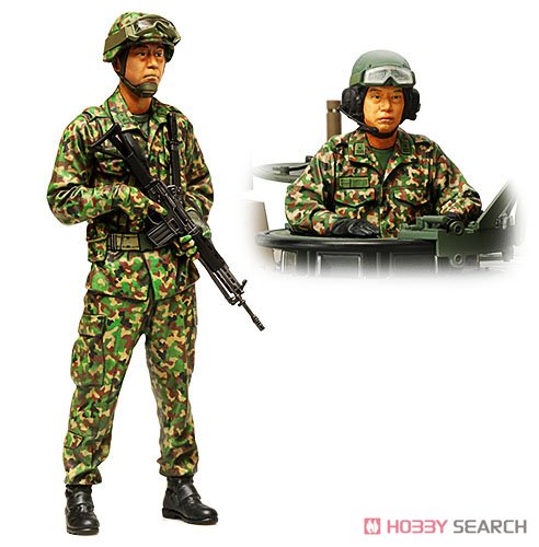 陸上自衛隊 戦車乗員セット (プラモデル) - ホビーサーチ ミリタリープラモ
