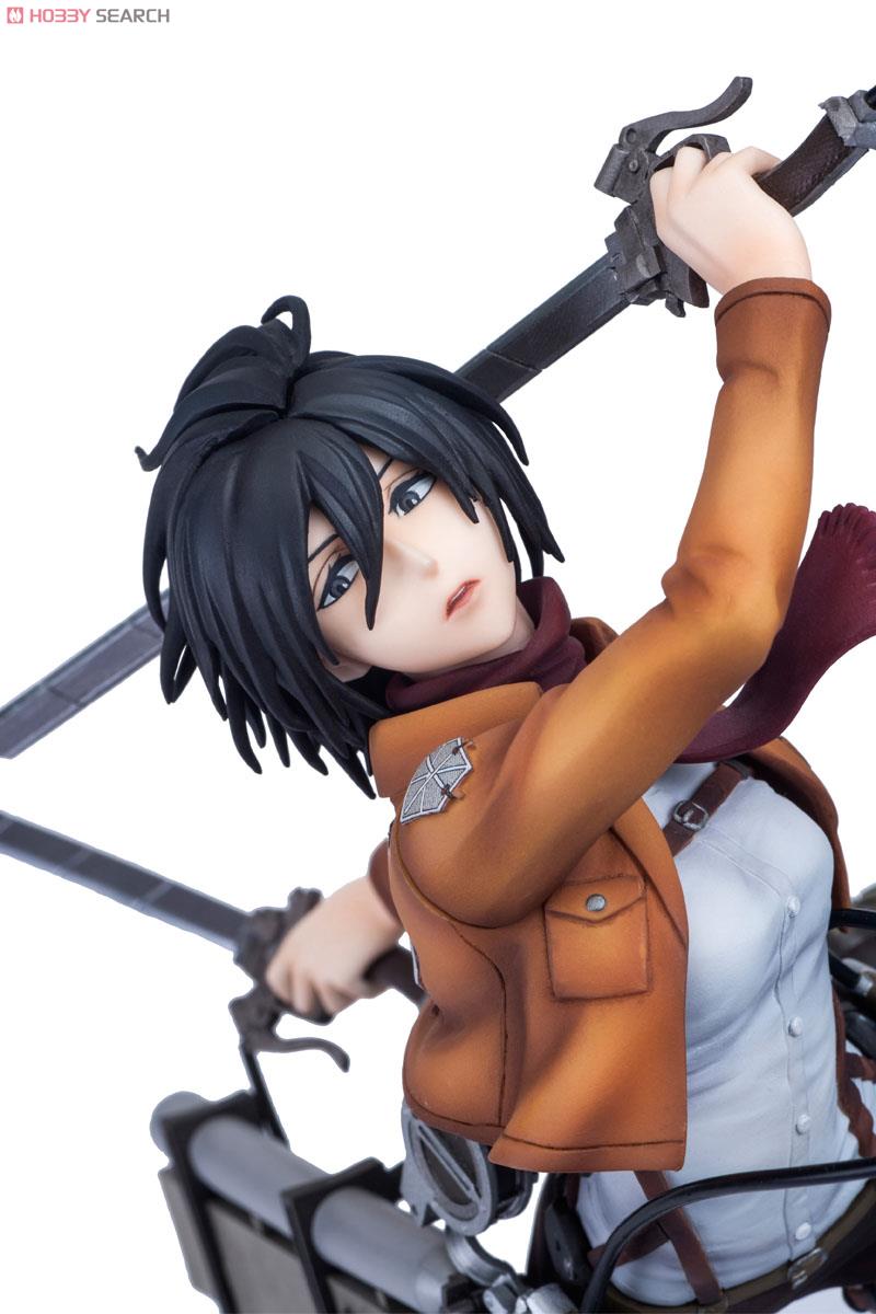 Hdge technical statue No.5 進撃の巨人 ミカサ 訓練兵団Ver