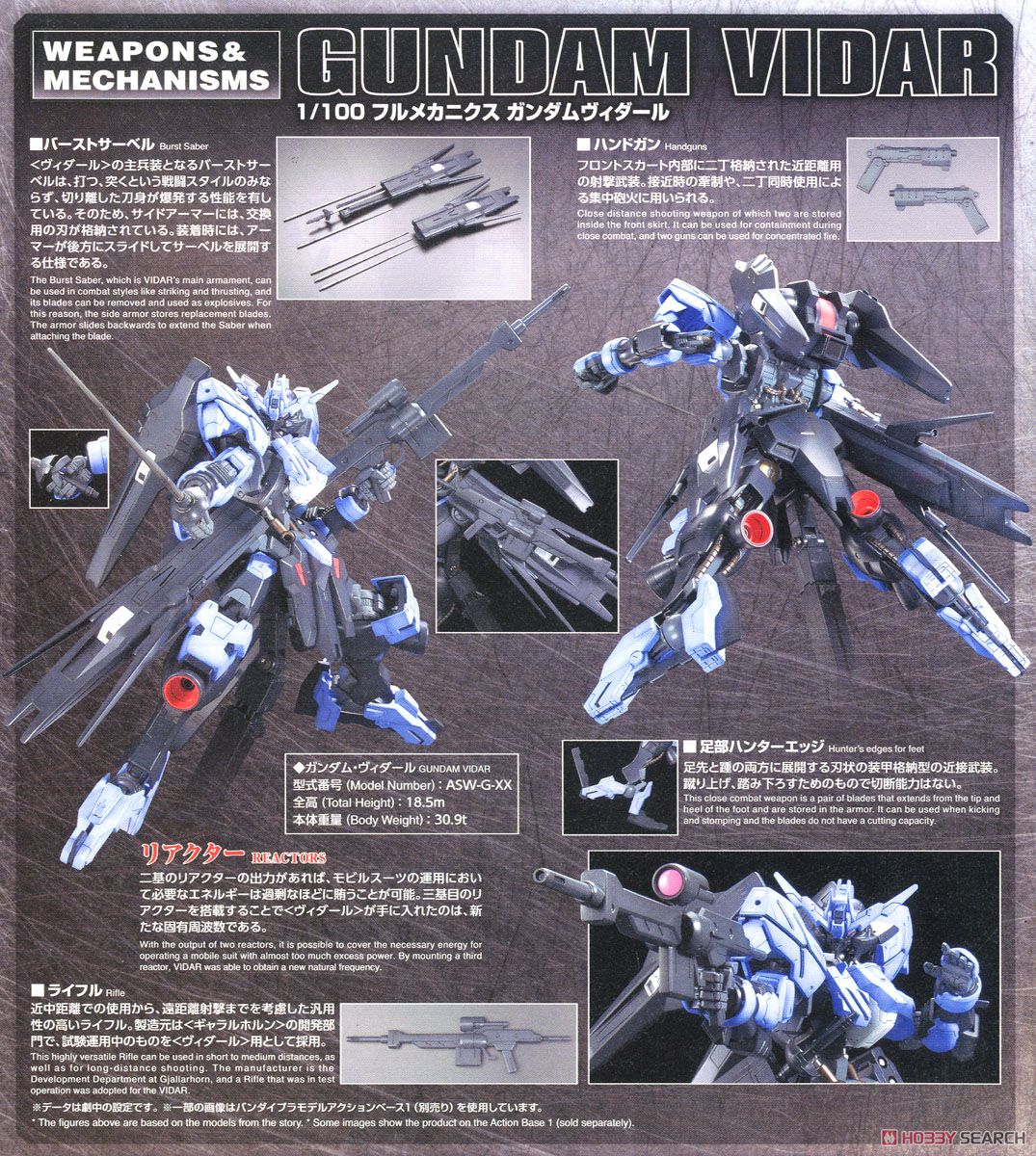 ガンダムヴィダール (1/100) (ガンプラ) - ホビーサーチ ガンプラ他
