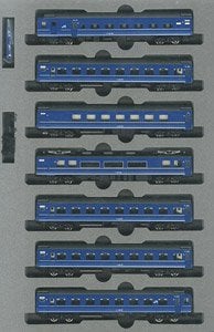 24系寝台特急 「あさかぜ」 (金帯) (基本・7両セット) (鉄道模型