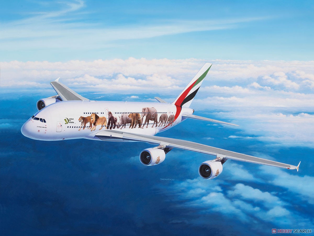 エアバス A380-800 `ワイルド ライフ` (プラモデル) - ホビーサーチ