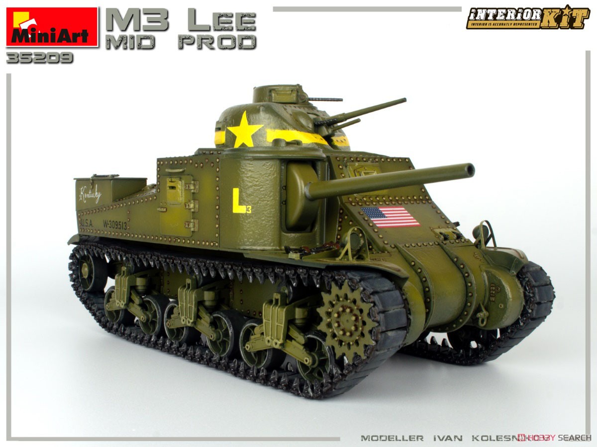M3リー中期型フルインテリア (内部再現) (プラモデル) - ホビーサーチ