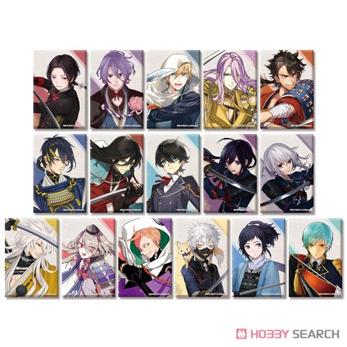 刀剣乱舞-ONLINE- スクエア缶バッジコレクション (戦闘) 第一弾 (20個