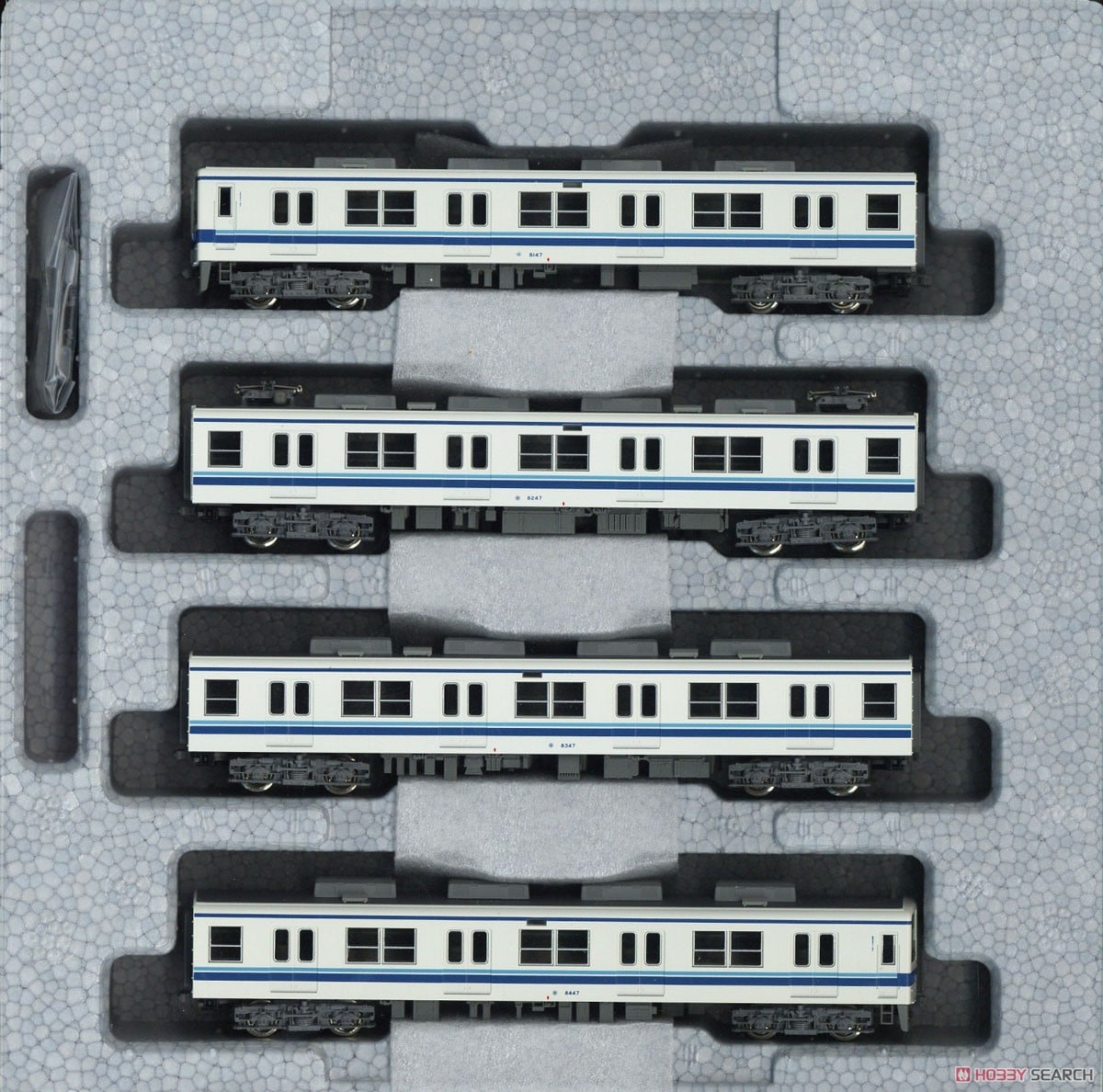 東武鉄道 8000系 (更新車) 4両増結セット (増結・4両セット) (鉄道模型