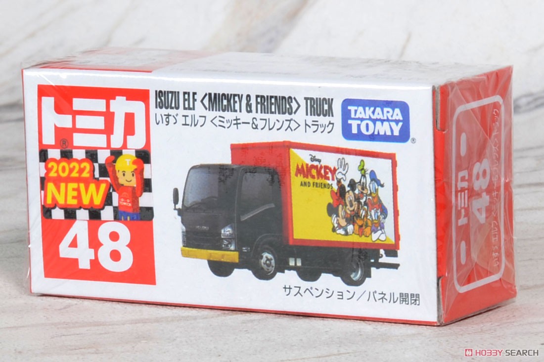 No.48 いすゞ エルフ 〈ミッキー&フレンズ) トラック (ボックス