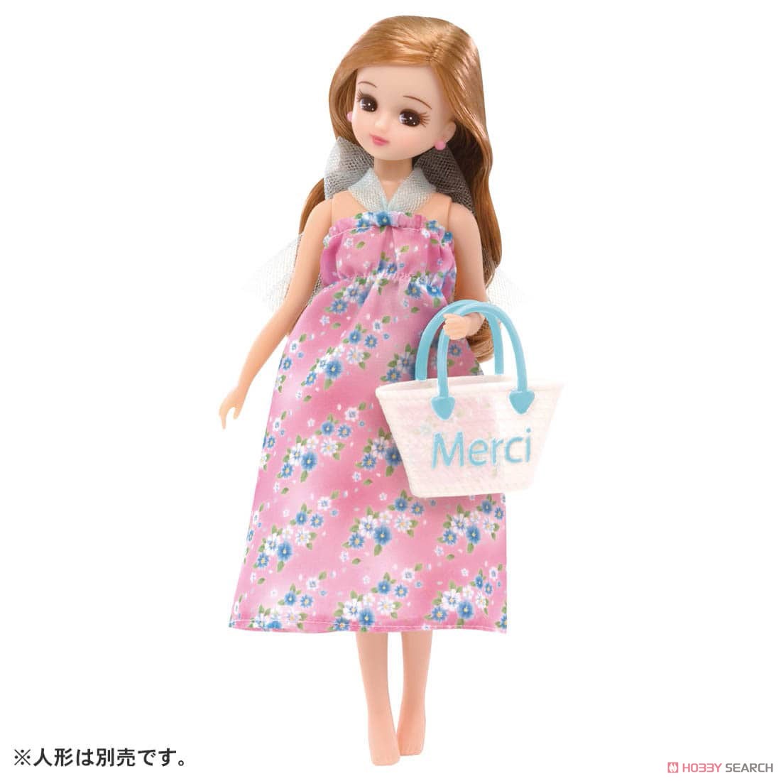 リカちゃんお洋服 LW-13 ギンガムチェック&フラワー 水着セット