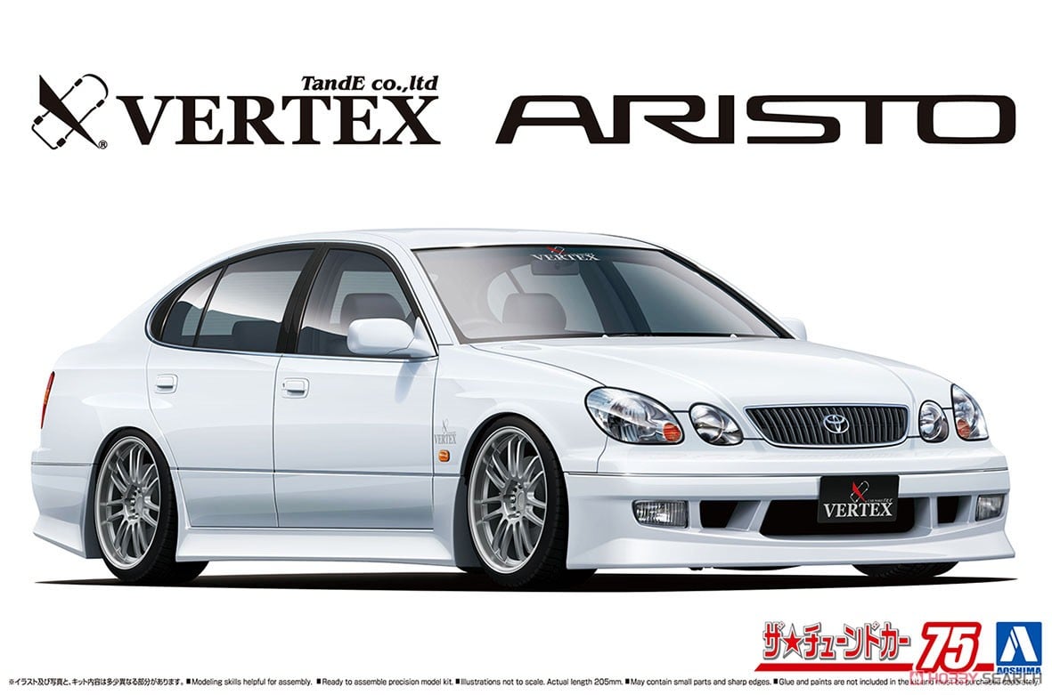 VERTEX JZS161 アリスト `00 (トヨタ) (プラモデル) - ホビーサーチ